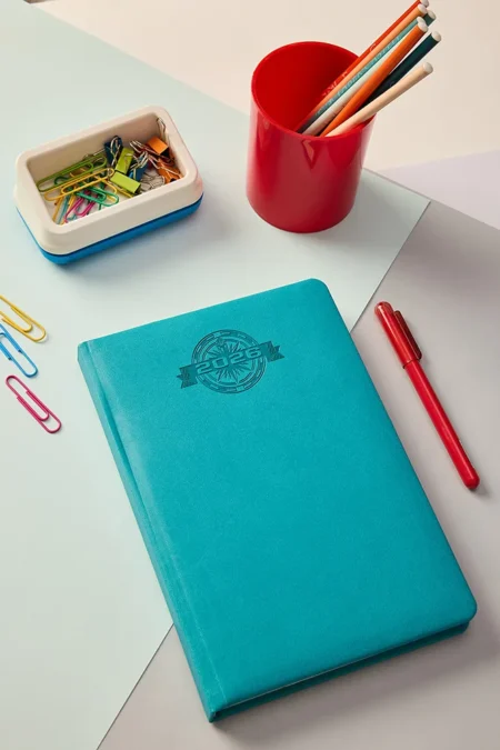 Kişiye Özel Turkuaz Hediyelik Cilt 2026 Düz Sert Kapak Deri Ajanda